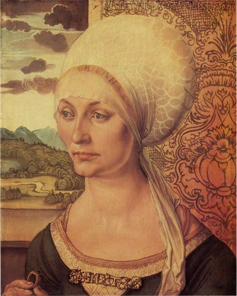 Портрет Элисбет Тухер, 1499 - Альбрехт Дюрер