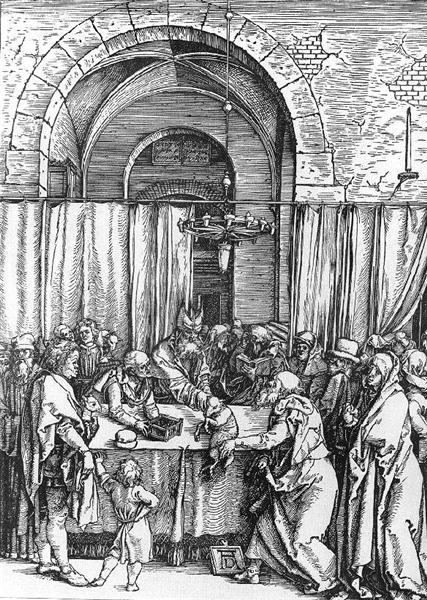 Refusal of Joachim`s Offer, 1502 - 1503 - Albrecht Durer