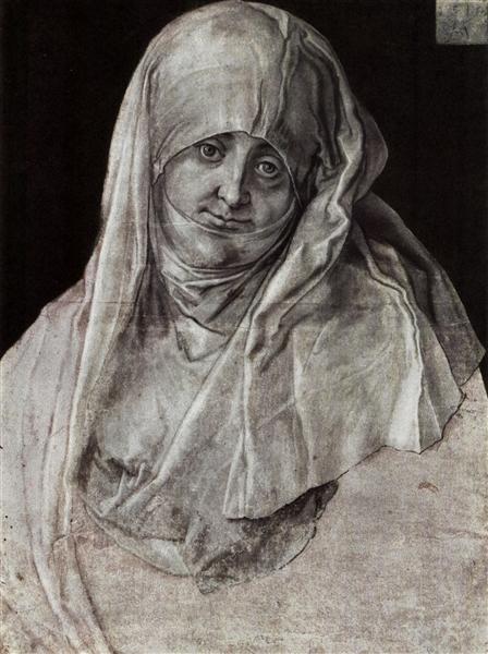 St. Anna (Portrait of Agnes Dürer), c.1519 - Альбрехт Дюрер