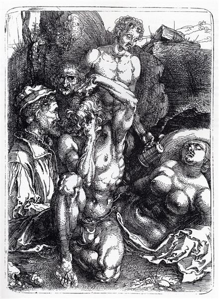 The Desperate Man, 1515 - Альбрехт Дюрер