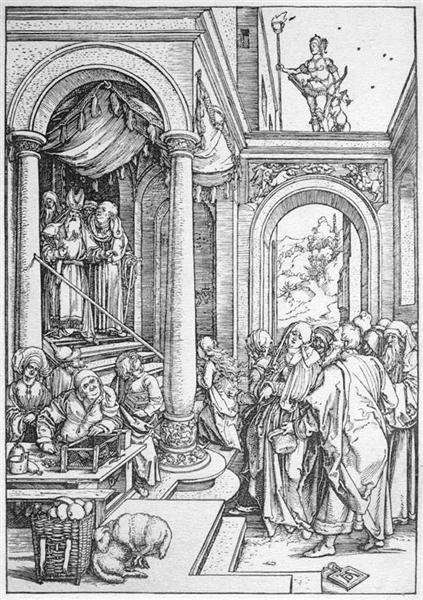 The Presentation of the Virgin in the Temple, 1504 - 1505 - Альбрехт Дюрер