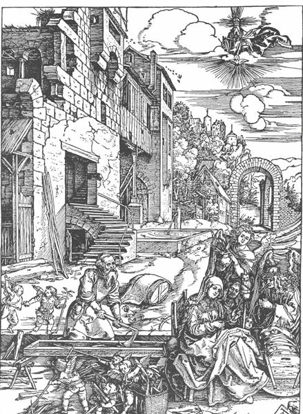 Отдых на пути в Египет, 1504 - 1505 - Альбрехт Дюрер