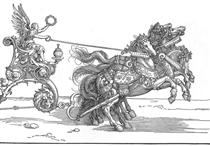 The Small Triumphal Car or the Burgundian Marriage - Albrecht Dürer