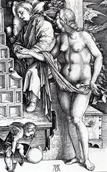 The Temptation of the Idler - Albrecht Dürer