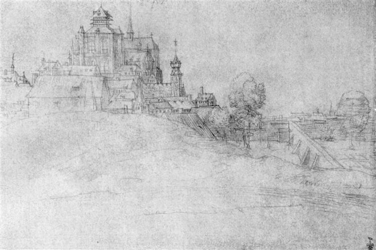 Вид на Берген, 1520 - Альбрехт Дюрер