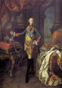 Portrait of Tsar Peter III (1728-62) - Олексій Антропов