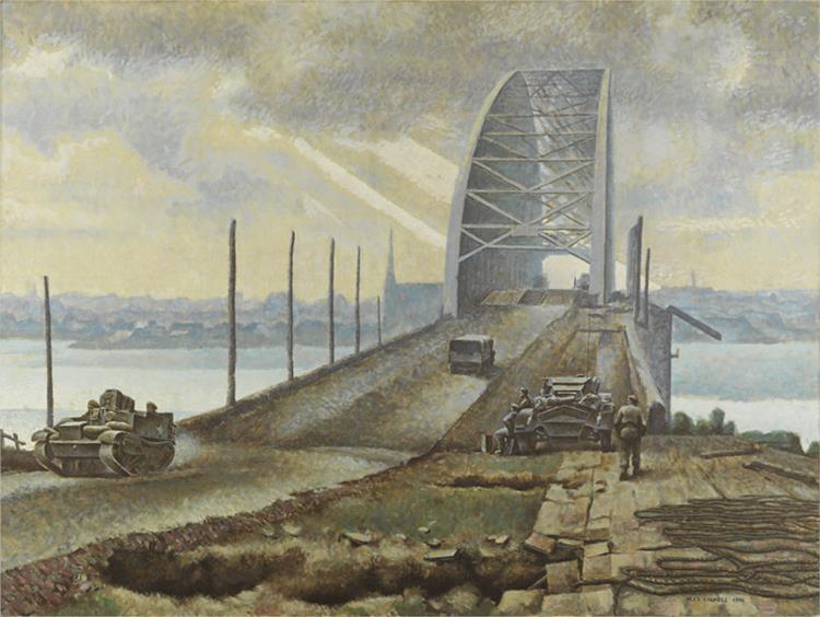 The Nijmegen Bridge, Holland, 1946 - Алекс Колвілл