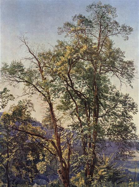 Olive trees, c.1825 - Alexander Ivanov