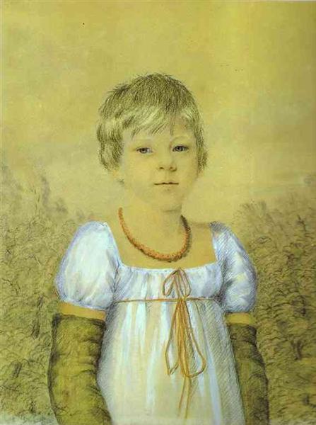 Portrait of a Girl, c.1815 - Олександр Орловський