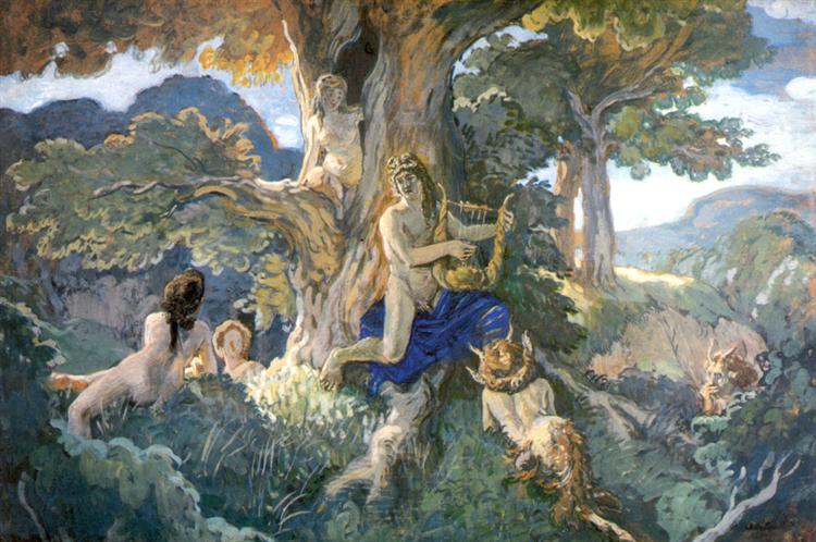 Apollo and Daphne, 1908 - Alexandre Benois