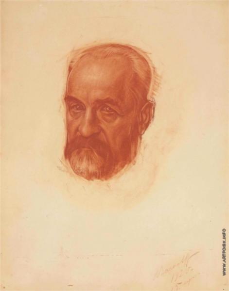 Portrait of Prince George Lvov, 1920 - Alexandre Jacovleff