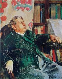 Portrait of the Academician G. Calinescu - Александру Чукуренку