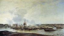 The Battle of Gangut, July 27, 1714 - Alexey  Bogolyubov