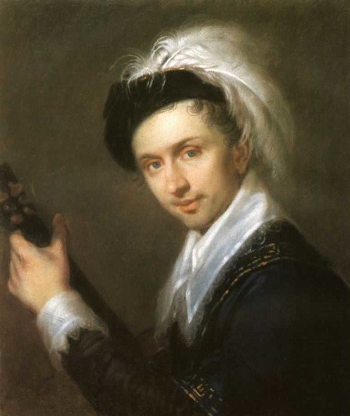 Portret of I.V. Bugaevskiy-Blagodarniy, 1816 - Алексей Венецианов