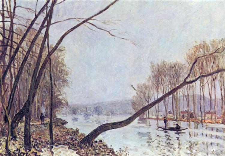 Bank, in the autumn, 1876 - Alfred Sisley