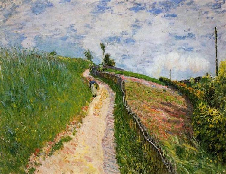 The Hill Path, Ville d Avray, 1879 - Alfred Sisley