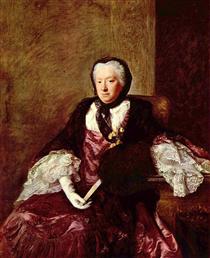 Portrait of Mary Atkins (Mrs. Martin) - Allan Ramsay