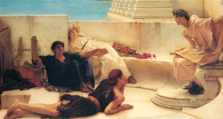A Reading from Homer, 1885 - Lawrence Alma-Tadema