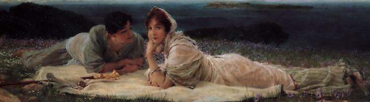 A World of Their Own, 1905 - Lawrence Alma-Tadema
