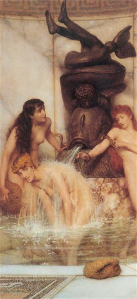 Лопатки и губки, 1879 - Лоуренс Альма-Тадема