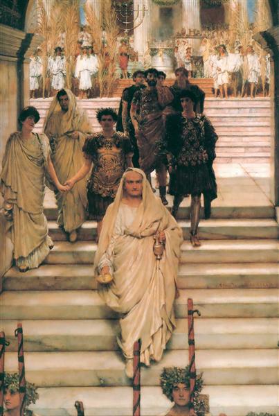 The Triumph of Titus, 1885 - 勞倫斯·阿爾瑪-塔德瑪