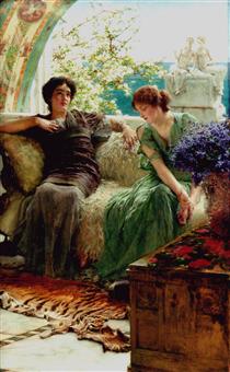 Unwelcome Confidences - Lawrence Alma-Tadema
