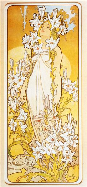 Lily, 1898 - Alphonse Mucha