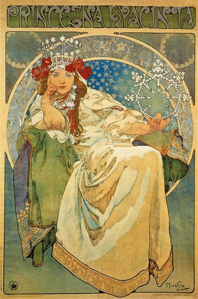 Princess Hyacinth, 1911 - Альфонс Муха