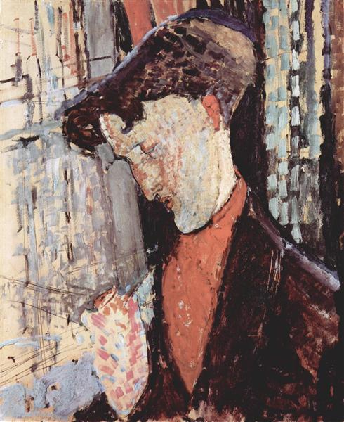 Portrait of Frank Haviland Burty, 1914 - Amedeo Modigliani