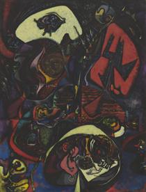 Meditation of the Painter - André Masson