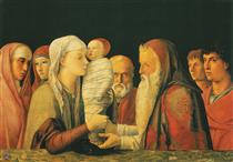 Vorstellung im Tempel - Andrea Mantegna