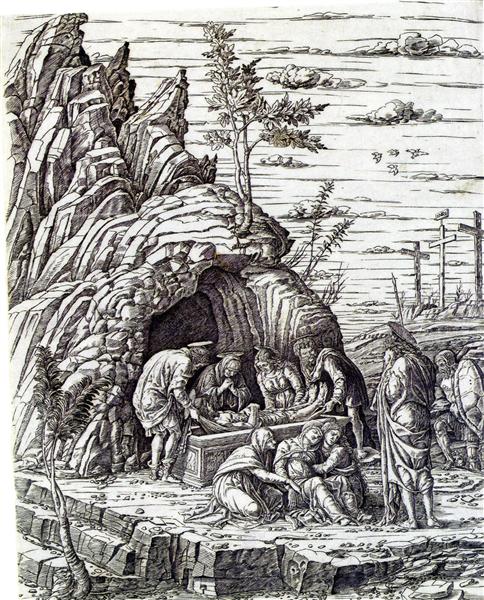 The Entombment, 1475 - 安德烈亞‧曼特尼亞