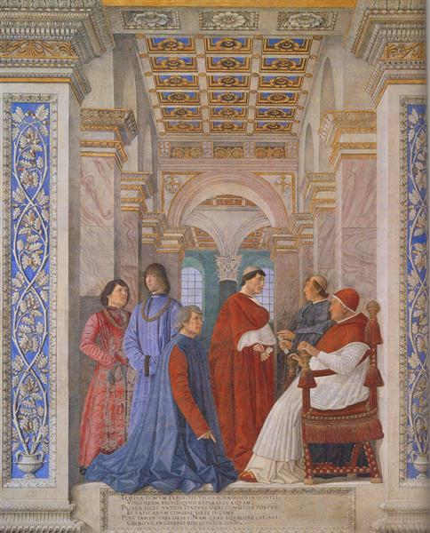 The Family of Ludovico Gonzaga, c.1477 - 安德烈亞‧曼特尼亞