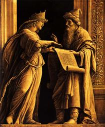 A sibyl and a prophet - Andrea Mantegna