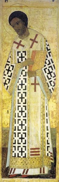 St. John Chrysostom, 1408 - Andrei Rublev