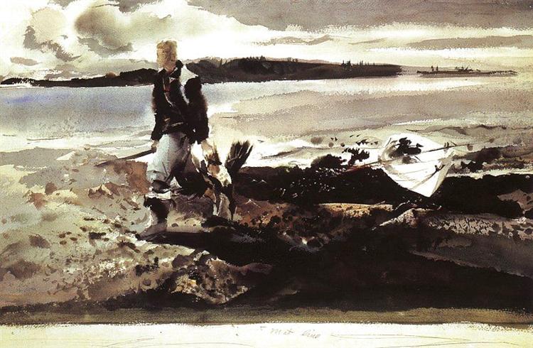 The Coot Hunter - Andrew Wyeth