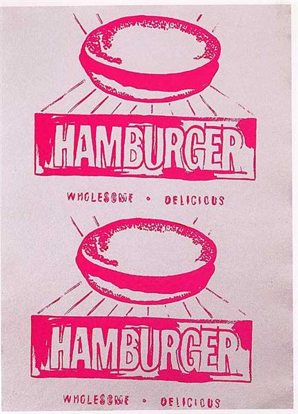 Double Hamburger, 1986 - Энди Уорхол