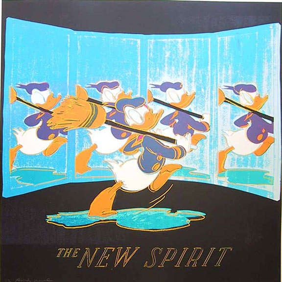 The New Spirit (donald Duck) - Andy Warhol