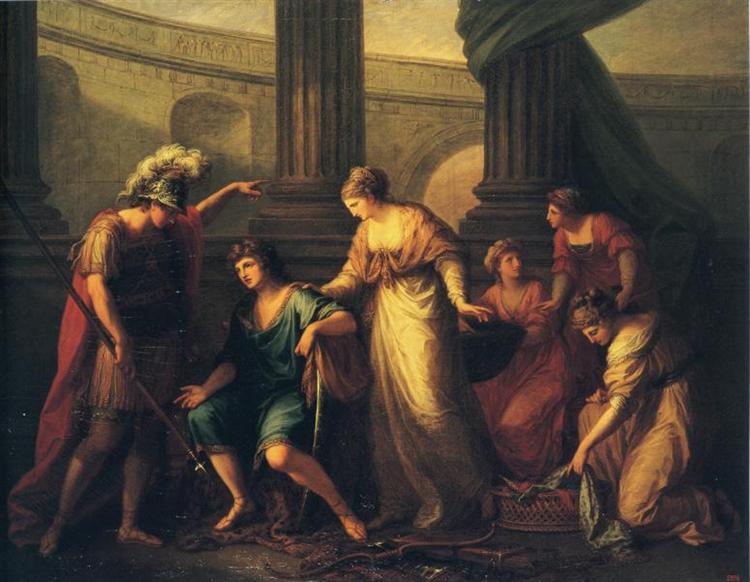 Hector Calls Paris to the Battle, 1775 - Ангелика Кауфман