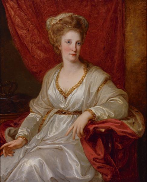 Portrait of Maria Carolina of Austria, c.1782 - Ангелика Кауфман