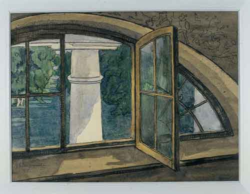 A window, 1912 - Anna Ostroumova-Lebedeva