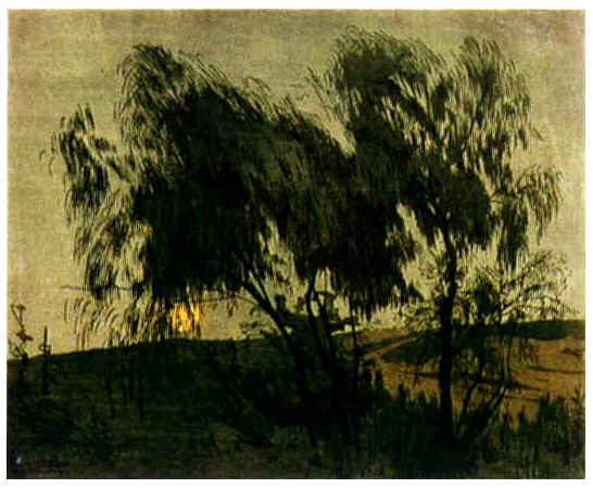 The Moon, 1900 - Anna Ostroumova-Lebedeva