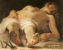 Corpse of Christ - Annibale Carracci