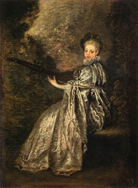 The Delicate Musician, c.1717 - Antoine Watteau