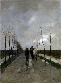 A Dutch Road - Anton Rudolf Mauve