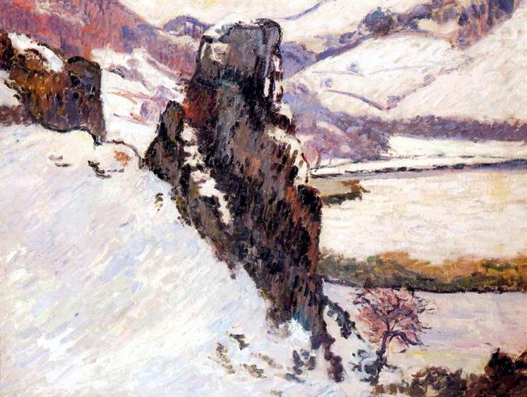 Creuse under the snow, 1890 - Armand Guillaumin