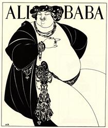 Cover Design for Ali Baba - Aubrey Beardsley