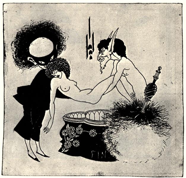 The Burial of Salome, 1894 - 奥伯利·比亚兹莱