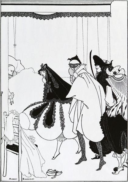 The Death of Pierrot, 1896 - 奥伯利·比亚兹莱