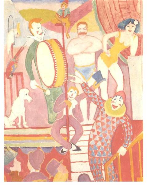 Circus, 1911 - August Macke